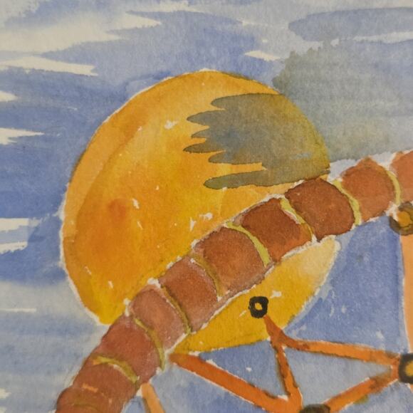 Sister Bernella Decker OOAK Watercolor Painting Wolfpack Dream Catcher Wolves - Picture 12 of 12